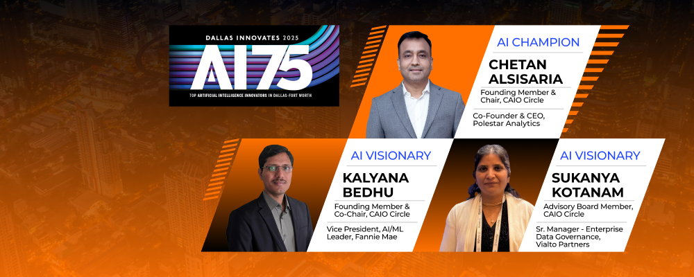 CAIO Circle leaders in Dallas Innovates AI 75 2025
